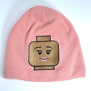 LEGO Girl Pink Children's Beanie with Cotton lining age 6 -10